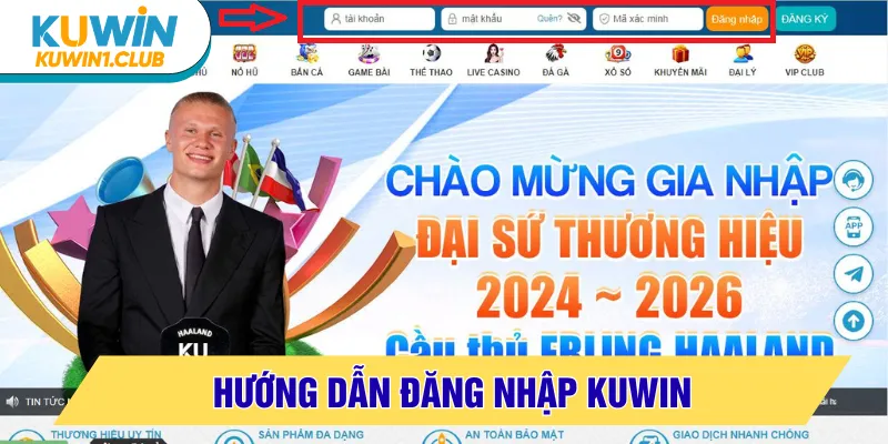 đăng nhập kuwin hướng dẫn